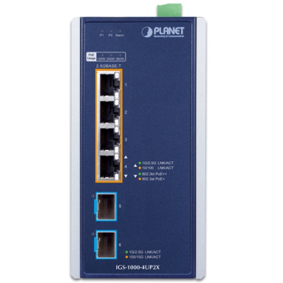 PLANET IGS-1000-4UP2X Промышленный управляемый коммутатор 2