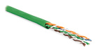 Hyperline UUTP4-C5E-P24-IN-LSZH-GN-100 Кабель витая пара