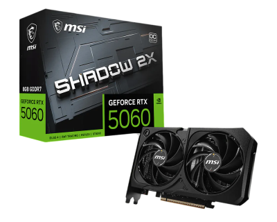 MSI GEFORCE RTX 5060 8G SHADOW 2X MAX Видеокарта