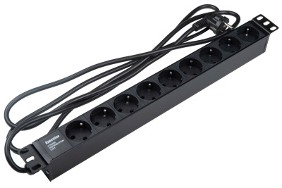 Hyperline SHE19-9SH-2.5EU Блок розеток