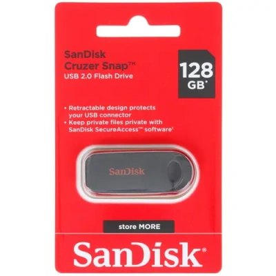 SanDisk Cruzer Snap SDCZ62-128G-G35 Флэш-накопитель 1