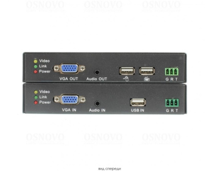 OSNOVO TA-VKMDA+RA-VKMDA Комплект для передачи VGA 1