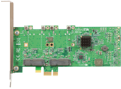 Mikrotik RB14E (RB14E) Плата расширения с 4 miniPCIe, устанавливается в PCIe