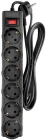 CBR CSF 2606-5.0 Black Сетевой фильтр