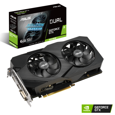 ASUS DUAL-GTX1660S-6G-EVO Видеокарта 90YV0DS5-M0NA00 8