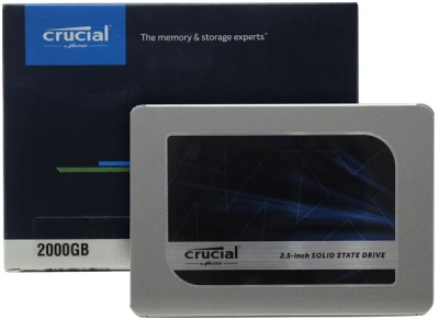 Crucial MX500 2000GB SSD Накопитель CT2000MX500SSD1