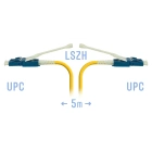 SNR SNR-PC-LC/UPC-A-DPX-HD-5m Патчкорд оптический