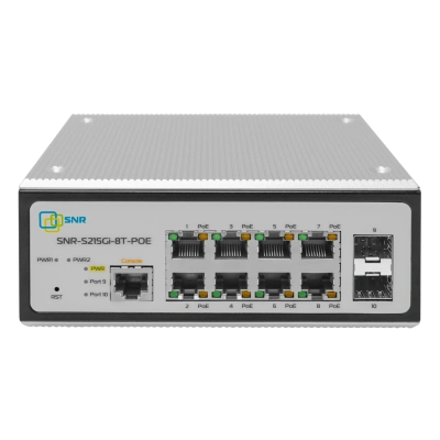 SNR SNR-S215GI-8T-POE Управляемый промышленный POE коммутатор