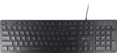 Oklick 550ML черный USB slim Multimedia LED 1061617 Клавиатура 2