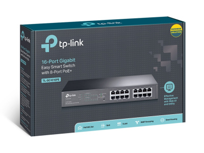 TP-Link TL-SG1016PE Easy Smart гигабитный 16‑портовый коммутатор с 8 портами PoE+ 3