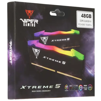 Patriot Viper Xtreme 5 RGB 48GB Модуль памяти PVXR548G76C36K 3