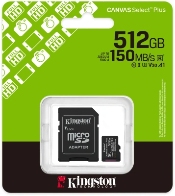 Kingston SDCS3/512GB Карта памяти 1