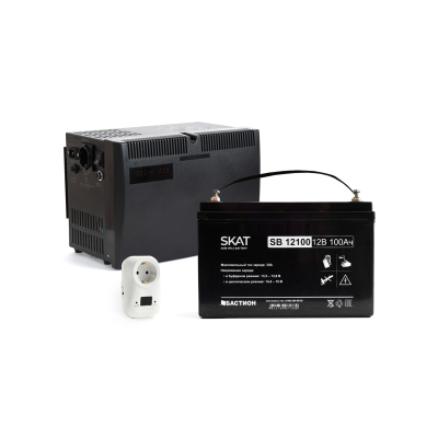 Бастион TEPLOCOM-500+100 Optimum + TBS 12399 Комплект ИБП