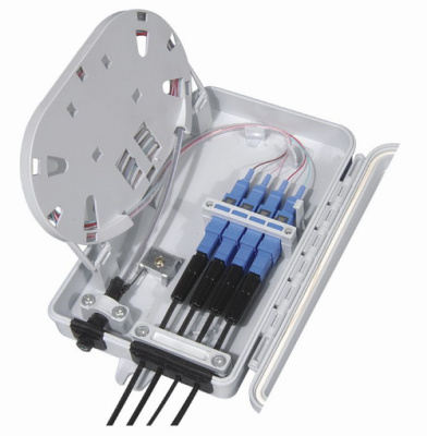Hyperline FO-WBI-4A-GY Бокс оптический настенный 1