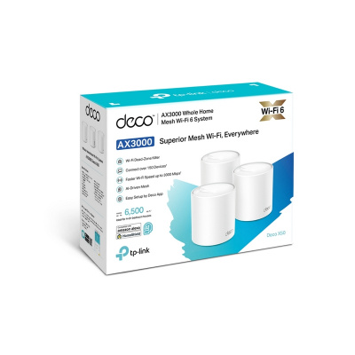 TP-Link Deco X50 (3-pack) AX3000 Домашняя Mesh Wi‑Fi система 2