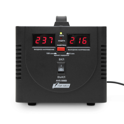 POWERMAN AVS 500D BLACK Стабилизатор