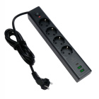 Cablexpert Exnovo EXN-4-CU2-B-2 Сетевой фильтр