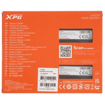 ADATA XPG Lancer 32 ГБ Модуль памяти AX5U6000C3016G-DCLABK 4